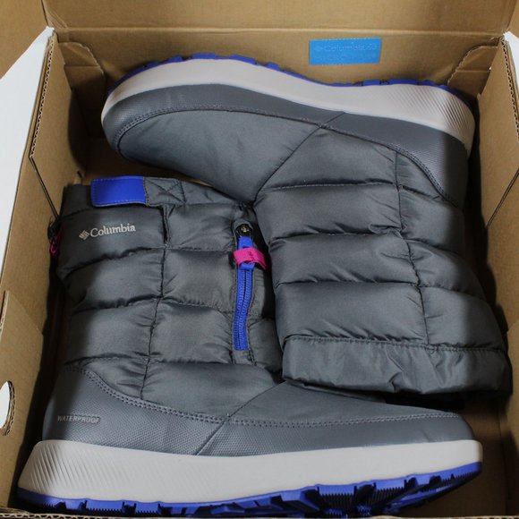 Columbia Women's Paninaro Omni-Heat Pull-On Winter Boots - Gray 9.5M - Picture 5 of 6